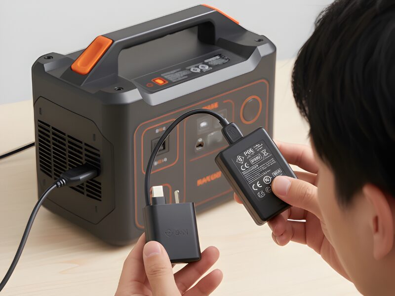 PESマークのついた充電器