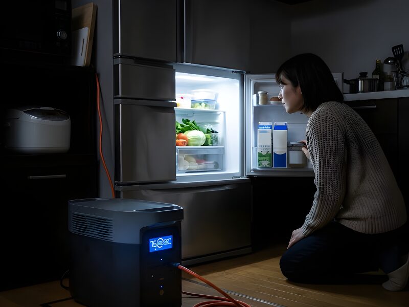 冷蔵庫の食材を守る