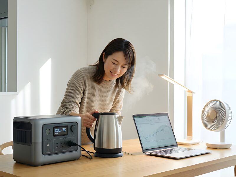 ポータブル電源1000Wで使える家電