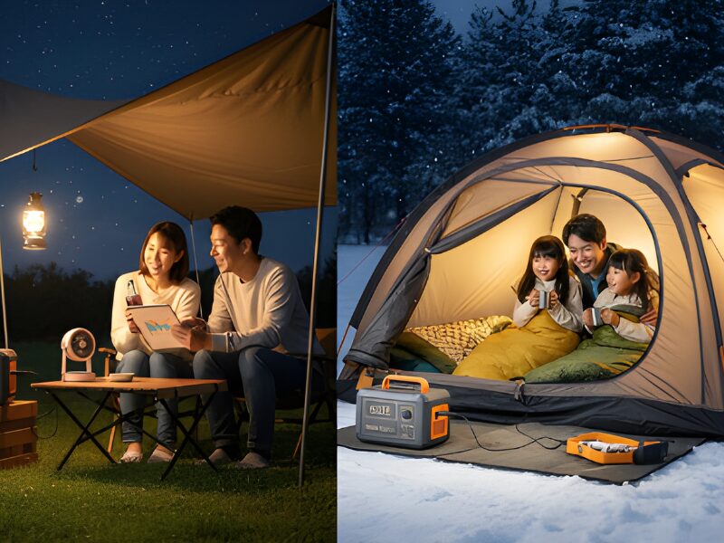 キャンプ（夏・冬）に必要な容量