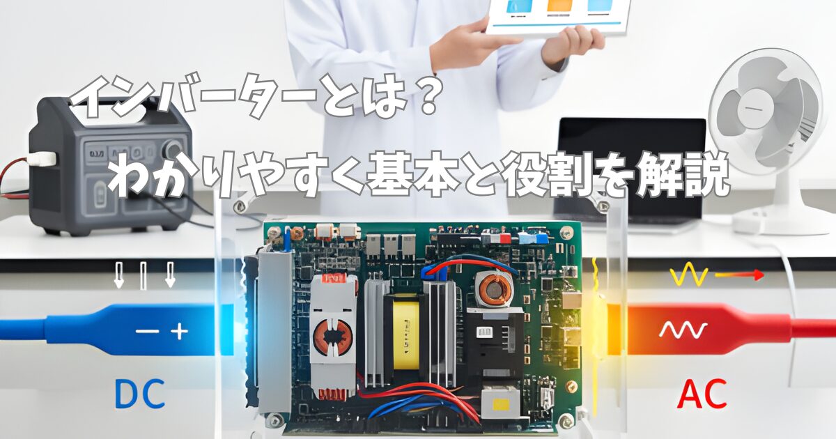 インバーターとは？わかりやすく基本と役割を解説