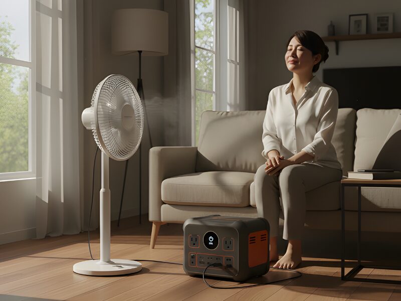 夏の停電対策に扇風機は長時間稼働できるか
