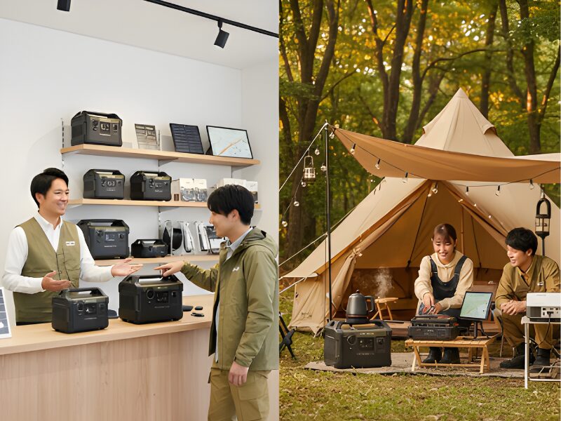 キャンプ専門のレンタルサービス