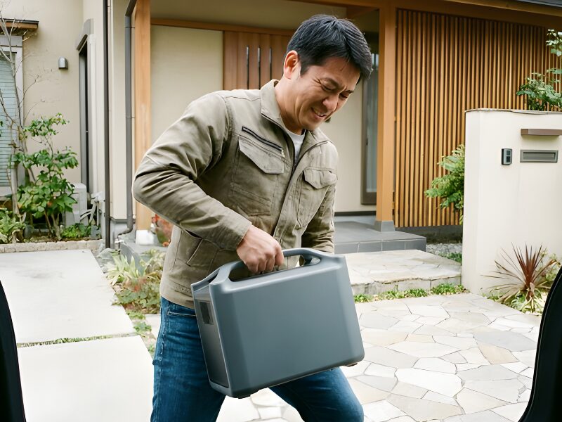 1500Whの重さと持ち運びの限界