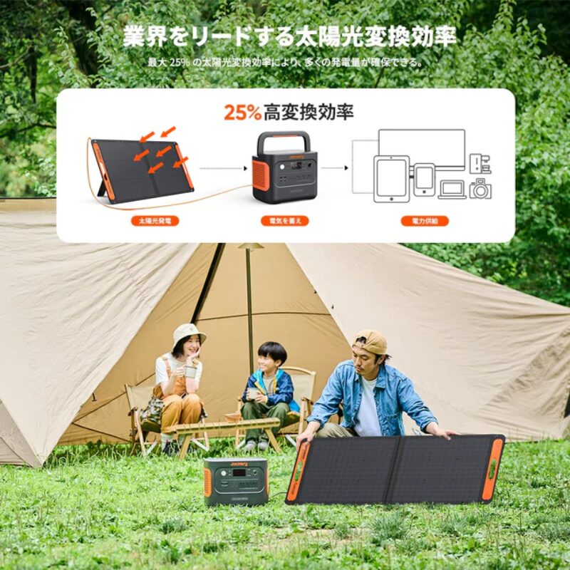 Jackery Solar Generator 1000 Plus ポータブル電源 セット画像