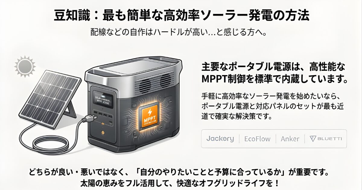 PWMとMPPTの違いは?ソーラー発電の効率と選び方を徹底解説