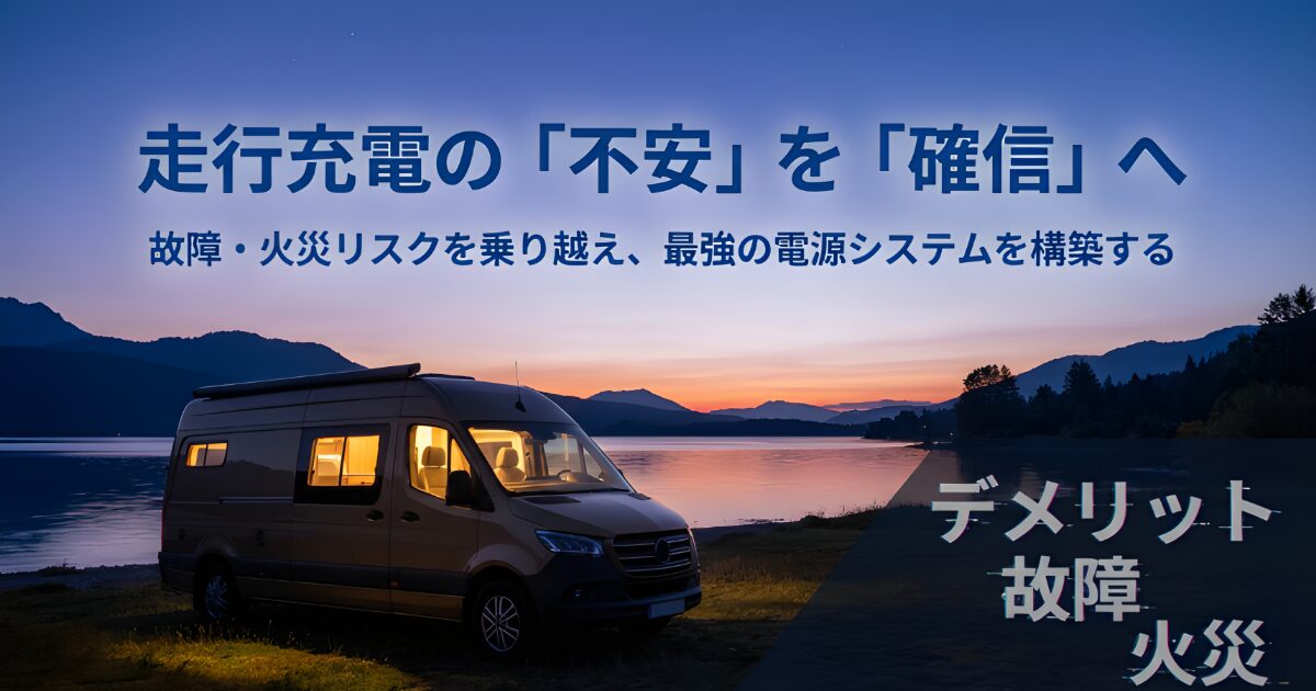 走行充電システムの故障・火災リスクを乗り越え、最強の電源システムを構築するためのガイド表紙