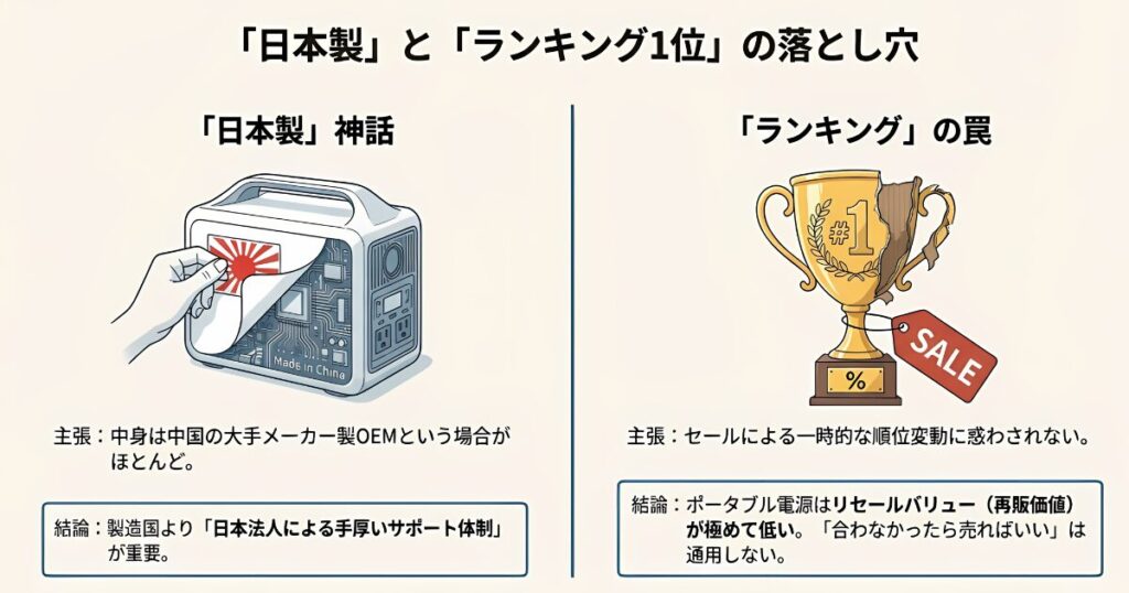 日本製神話の落とし穴とランキングの罠。製造国よりサポート体制、ランキングよりリセールバリューを重視すべき理由。