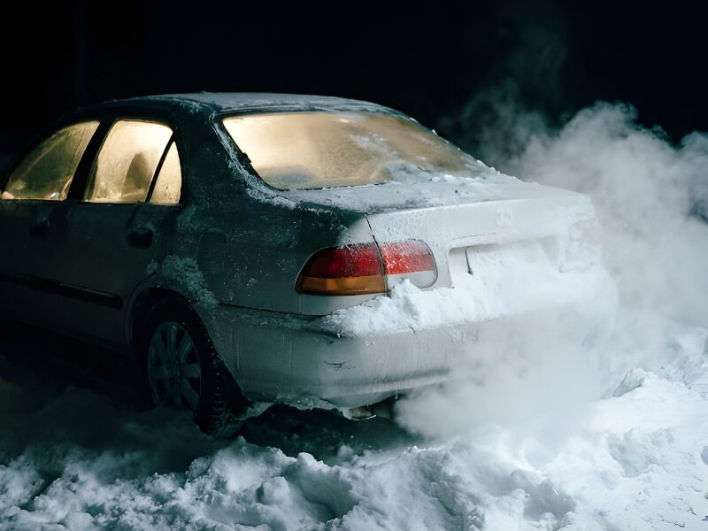 エンジンかけっぱなしは一酸化炭素中毒の危険