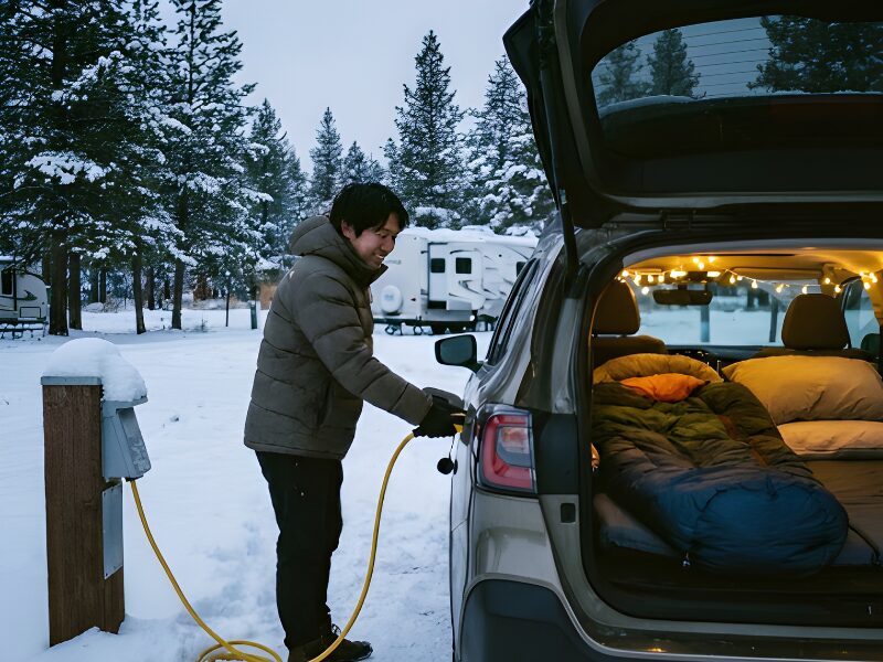 電源サイトのあるRVパークならバッテリーも安心