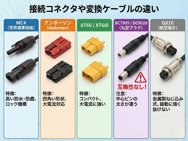 各コネクタ画像と比較画像