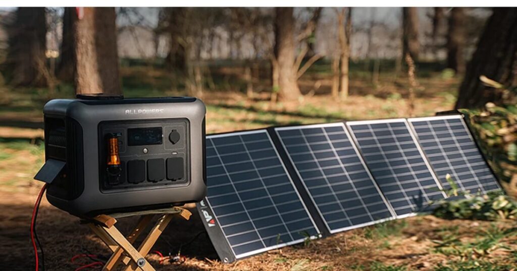 ALLPOWERS　ソーラーパネル　ポータブル電源画像