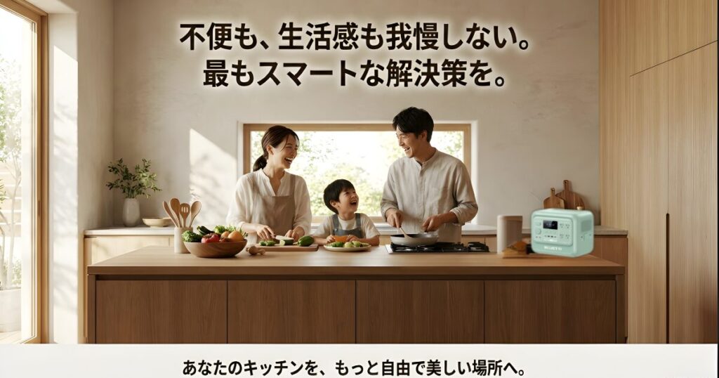 不便も生活感も我慢しない、最もスマートな解決策についてのまとめメッセージ