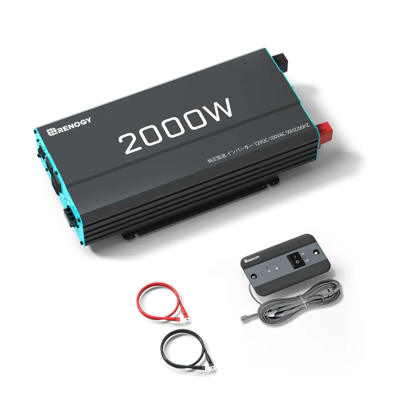 2000W/1000W 12V 純正弦波インバーター DC-AC 50/60HZ切替可能 オフグリッド キャンピングカー モーターホーム用